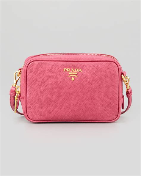 prada material pink cross woven hand bag|prada crossbody bag small.